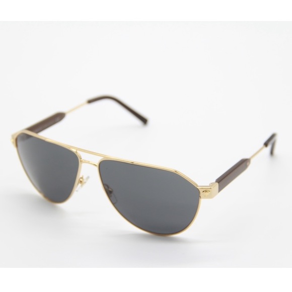 NEW VERSACE SUNGLASSES VERSACE VE2223 1002/87 AVIATOR EYEWEAR VERSACE VE 2223 - Picture 3 of 9